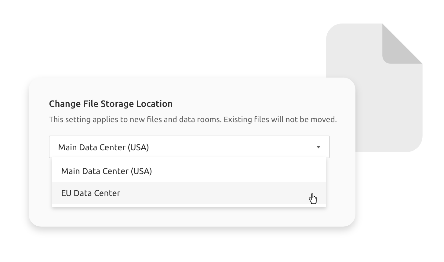文件存储位置 欧盟节点